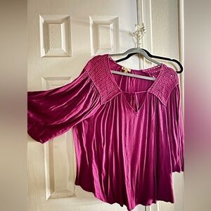 Democracy bohemian 2 xl purple top